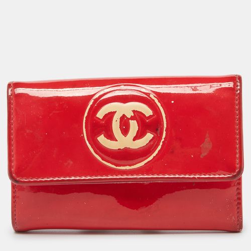 Chanel Red Patent Leather CC Compact Wallet - Chanel - Modalova