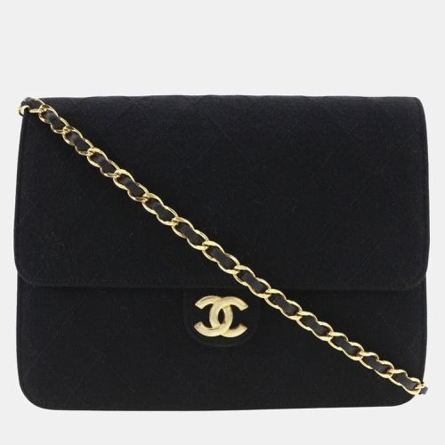 Chanel Black Fabric Flap Bag Shoulder Bag - Chanel - Modalova