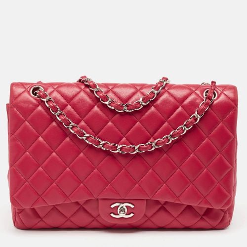 Quilted Leather Maxi Classic Single Flap Bag - Chanel - Modalova