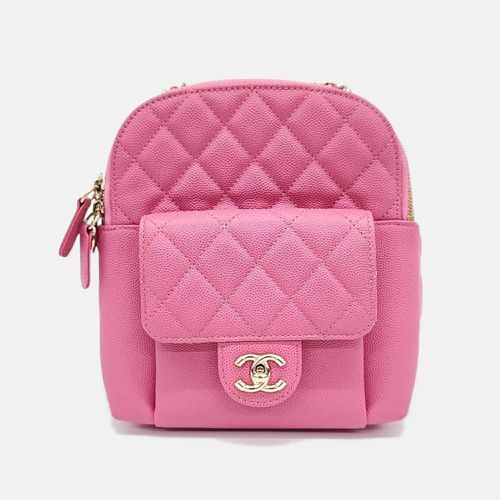 Chanel Pink Caviar Mini Chain Backpack AS0004 Bag - Chanel - Modalova