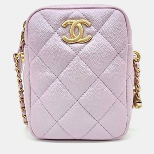 Chanel Pink Leather Mini Camera Bag - Chanel - Modalova