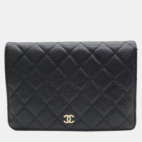 Chanel Black Caviar Leather Mini Chain Crossbody Bag - Chanel - Modalova