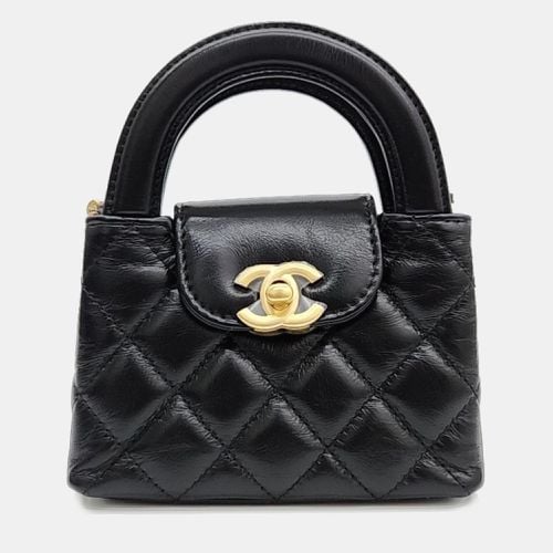 Chanel Leather Black Mini Shopping Bag - Chanel - Modalova