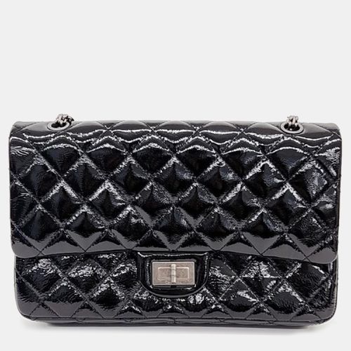 Chanel Black Patent Leather Vintage 2.55 Flap Bag - Chanel - Modalova