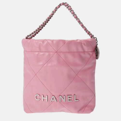 Chanel Pink Leather Mini 22 Hobo Bag - Chanel - Modalova