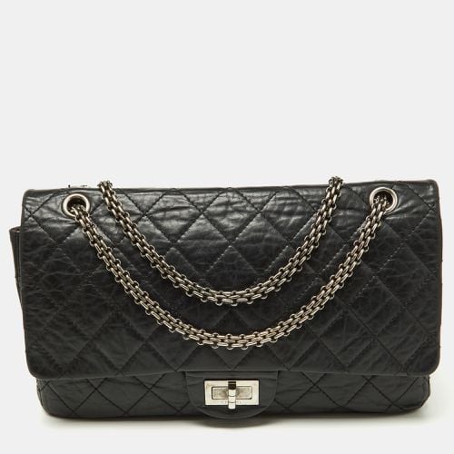 Chanel Black Quilted Aged Leather Reissue 2.55 Classic 227 Flap Bag - Chanel - Modalova