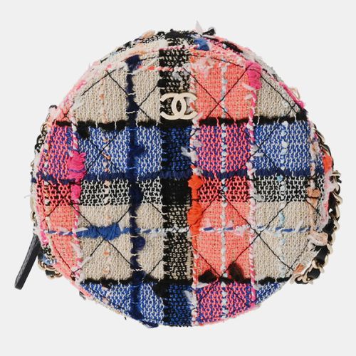 Chanel Tweed Round Crossbody Bag - Chanel - Modalova