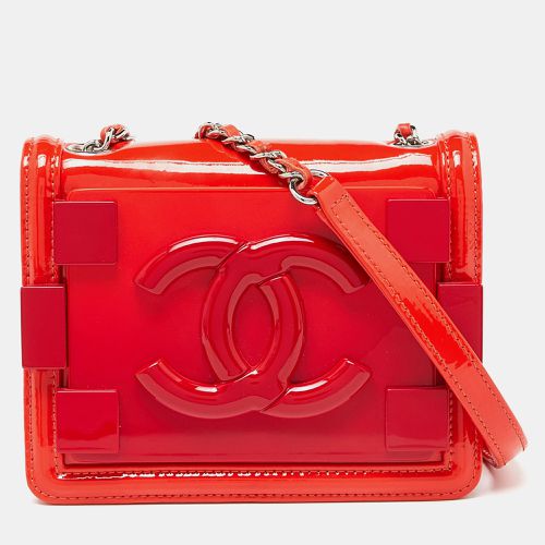 Chanel Orange/Red Plexiglass Boy Brick Bag - Chanel - Modalova