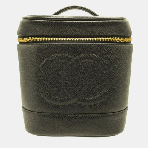 Chanel black caviar skin Vertical vanity bag - Chanel - Modalova