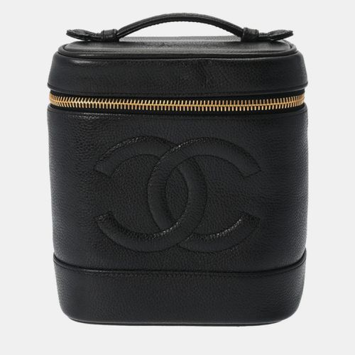 Chanel Black Caviar Timeless Vertical Vanity Case - Chanel - Modalova