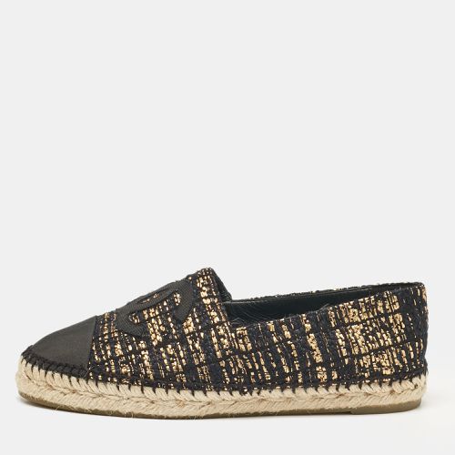 Chanel Multicolor Canvas and Tweed CC Espadrille Flats Size 38 - Chanel - Modalova