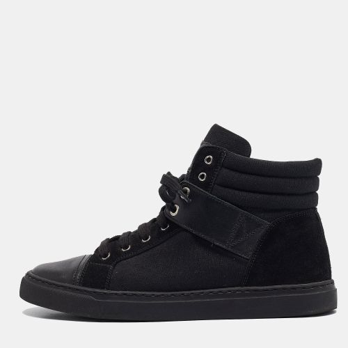 Chanel Black Canvas and Suede CC High Top Sneakers Size 37 - Chanel - Modalova