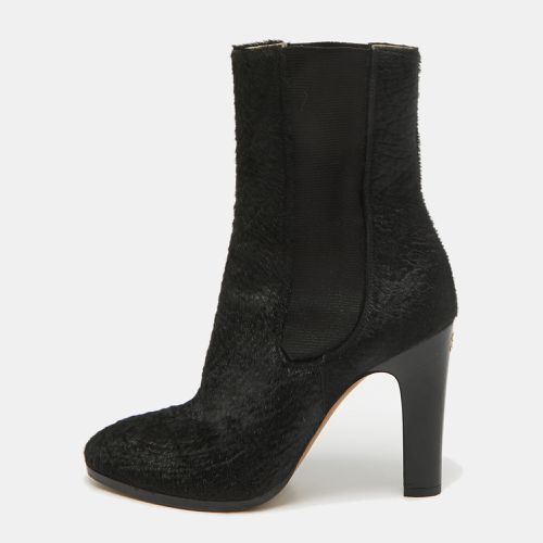 Calf Hair CC Ankle Boots Size 37 - Chanel - Modalova