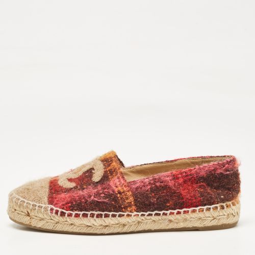 Chanel Multicolor Wool CC Espadrille Flats Size 36 - Chanel - Modalova