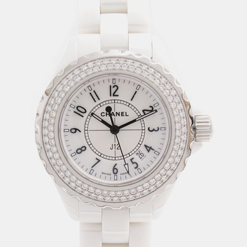 Chanel White Ceramic J12 H0967 Automatic Women's Wristwatch 33 mm - Chanel - Modalova