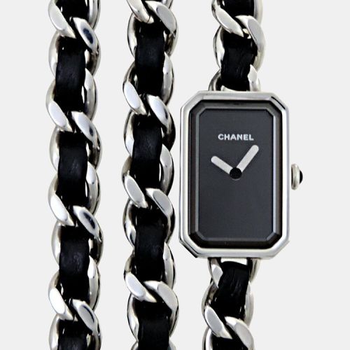 Chanel Black Stainless Steel Premiere H3749 Quartz Women's Wristwatch 15.5 mm - Chanel - Modalova