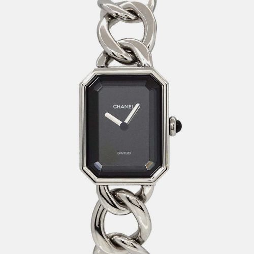 Chanel Black Stainless Steel Premiere Quartz Women's Wristwatch 20 mm - Chanel - Modalova