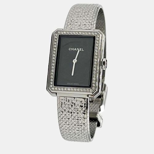 Stainless Steel Boy-Friend Quartz Women's Wristwatch 21.5 mm - Chanel - Modalova