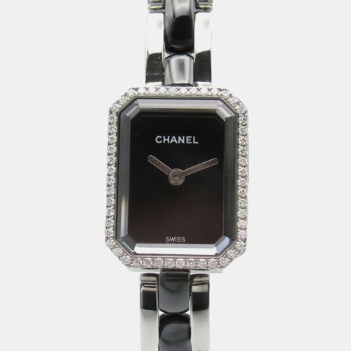 Chanel Black Ceramic Premiere H3058 Quartz Women's Wristwatch 15 mm - Chanel - Modalova