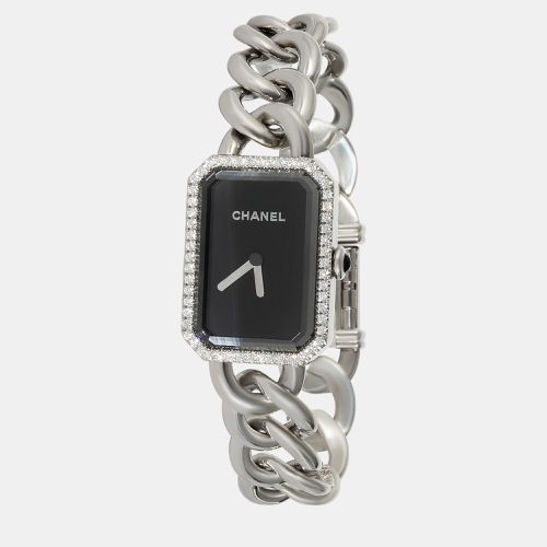 Chanel Black Diamond Stainless Steel Premiere Quartz Women's Wristwatch 20 mm - Chanel - Modalova