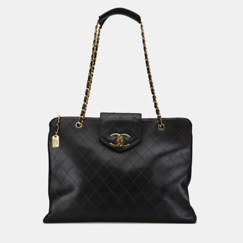 Chanel Black XL Quilted Calfskin Supermodel Weekender Tote - Chanel - Modalova