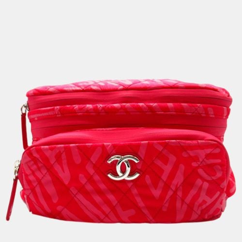 Chanel Pink Printed Nylon Coco Neige Convertible Backpack - Chanel - Modalova