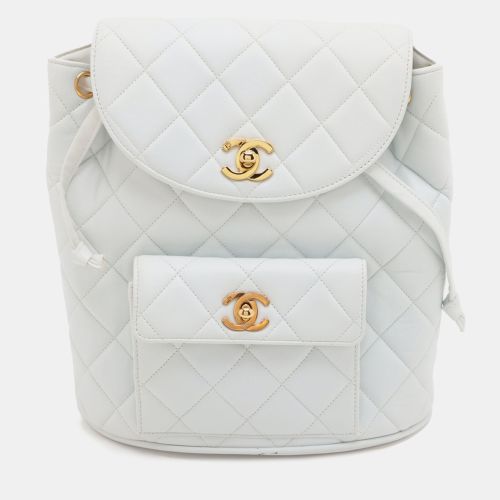 Chanel Duma Quilted Medium Lambskin Leather Backpack - Chanel - Modalova