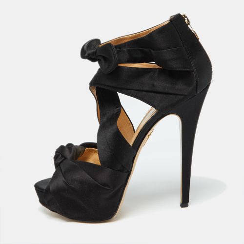 Satin Andrea Knotted Platform Sandals Size 40.5 - Charlotte Olympia - Modalova