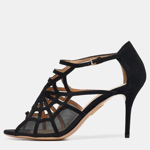 Cutout Suede And Mesh Lotte Sandals Size 39 - Charlotte Olympia - Modalova