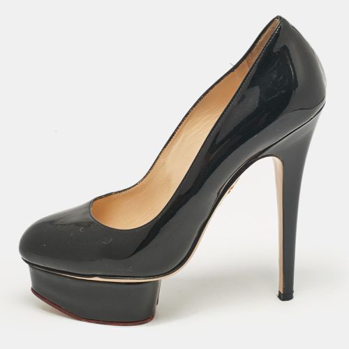 Charlotte Olympia Black Patent Leather Dolly Platform Pumps size 38 - Charlotte Olympia - Modalova