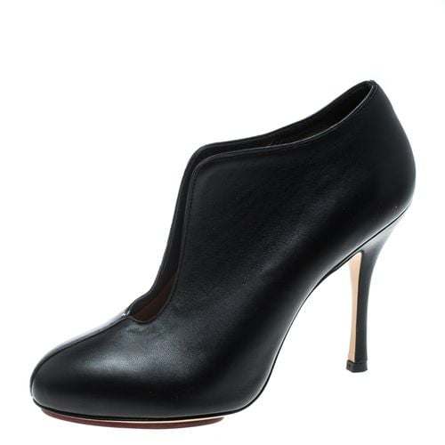 Charlotte Olympia Black Leather Ankle Booties Size 37 - Charlotte Olympia - Modalova