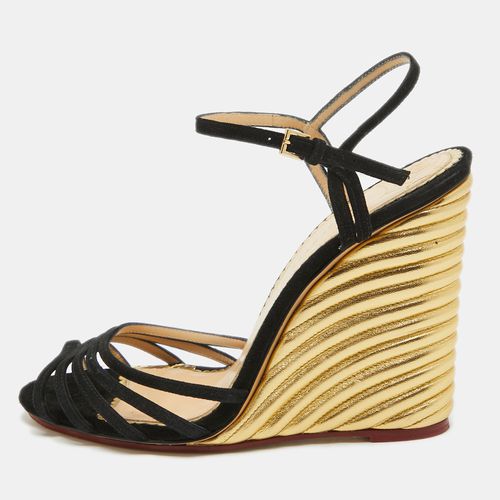 Charlotte Olympia Black Sandals Ankle Strap Sandals Size 40 - Charlotte Olympia - Modalova