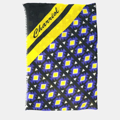 Charriol Yellow/Grey/Blue Scarf - Charriol - Modalova