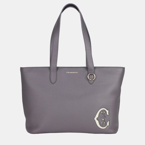 Charriol Storm Grey Leather MARIE OLGA Shopper - Charriol - Modalova