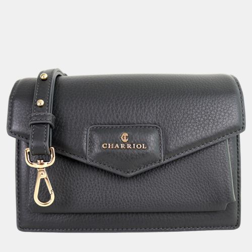 Twilight One Size Deep Pebbled Leather Shoulder Bag - Charriol - Modalova