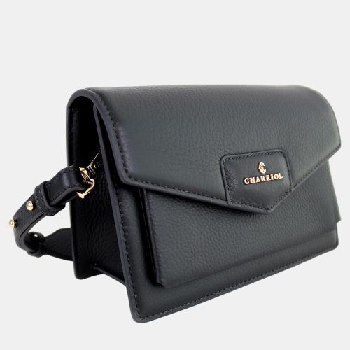 Twilight One Size Deep Pebbled Leather Shoulder Bag - Charriol - Modalova