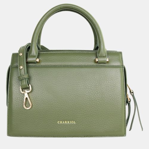 Charriol Military Green Leather Forever Handbag - Charriol - Modalova