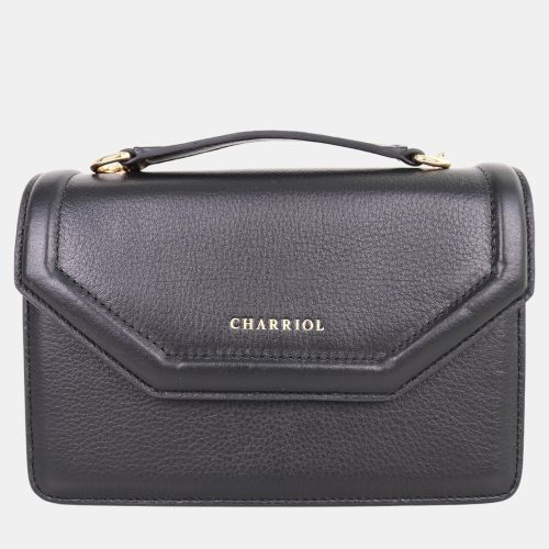 Twilight Medium Grained Leather Top Handle Bag - Charriol - Modalova