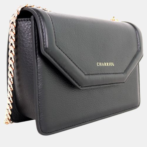 Twilight Medium Grained Leather Top Handle Bag - Charriol - Modalova