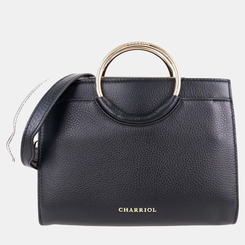 Charriol Black/Light Brown Leather Forever Handbag - Charriol - Modalova