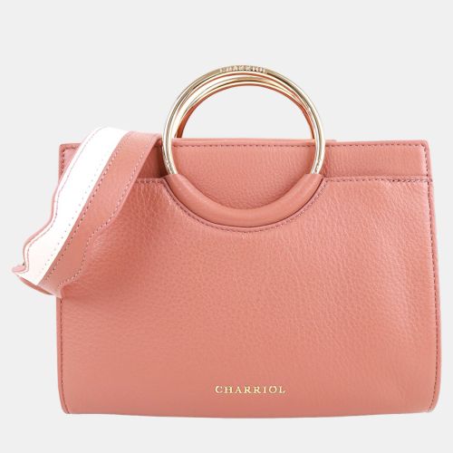 Forever Pink Leather Top Handle Bag - Charriol - Modalova