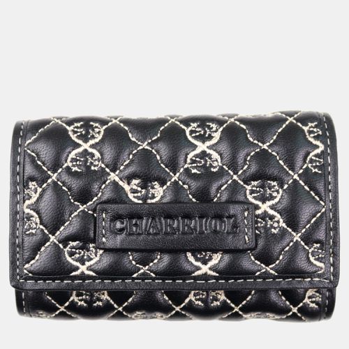 Charriol Black / Beige Leather Quilted Purses - Charriol - Modalova