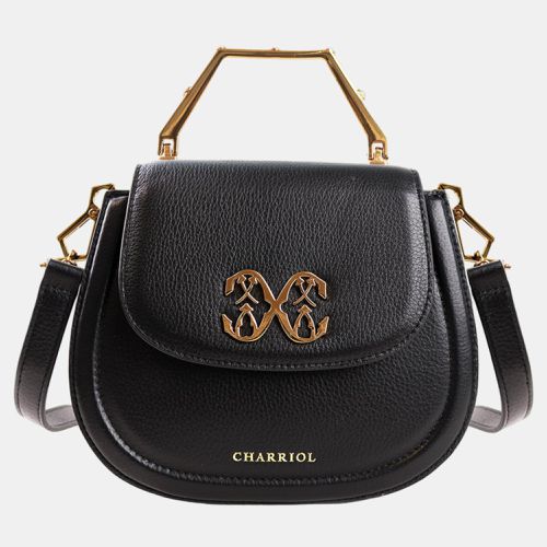 Charriol Black Leather MARIE OLGA Handbag - Charriol - Modalova