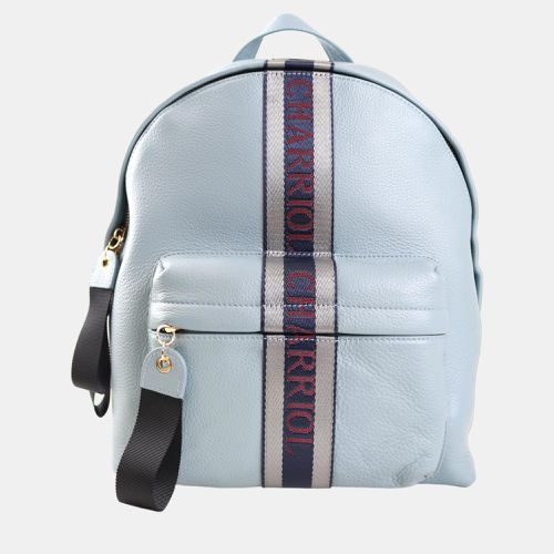 Charriol Light Blue Leather Deauville Back Pack - Charriol - Modalova