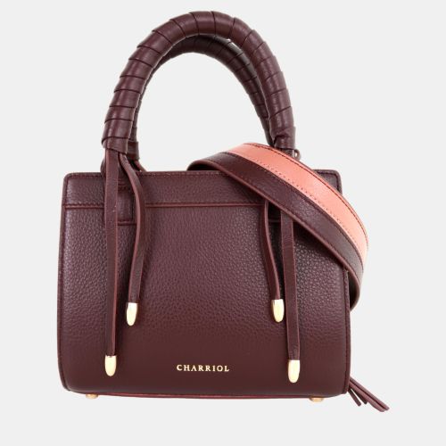 Charriol Choclate/Light Brown Leather Forever Handbag - Charriol - Modalova