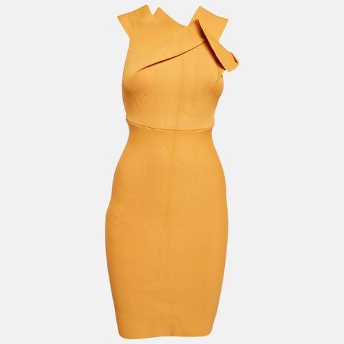 Roland Mouret Coral Orange Jersey Bodycon Mini Dress S - Chatelles - Modalova