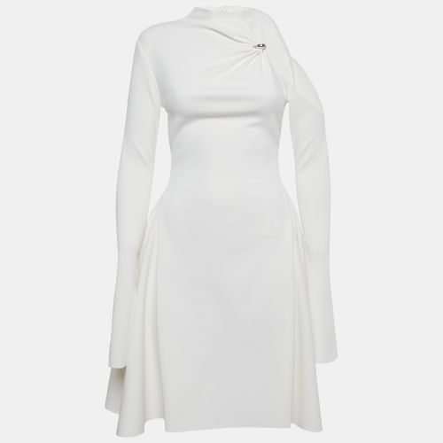 Chats by C.Dam White Jersey Dress and Cut-Out Skirt Set S - Chats By C.Dam - Modalova