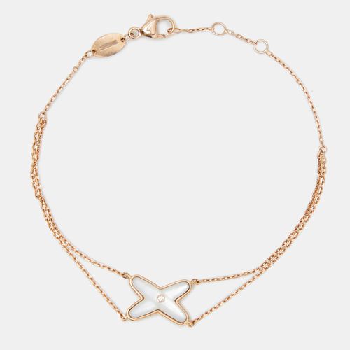 Chaumet Jeux de Liens Mother of Pearl Diamond 18k Rose Gold Bracelet - Chaumet - Modalova