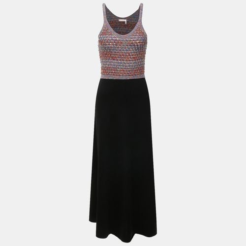 Chloe Black Silk Knitted Silk Dress S - Chloe - Modalova