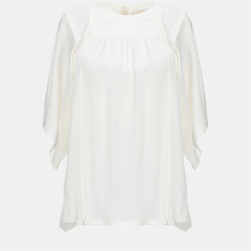 Chloe Cream Silk Blouse S (IT 38) - Chloe - Modalova